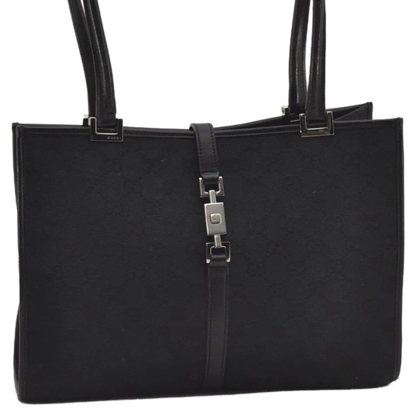 GUCCI GG Canvas Jackie O Tote Bag - Picture 1 of 12